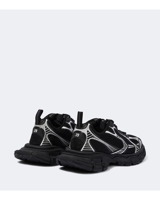 Balenciaga Black '3Xl' Low Top Sneakers With Logo Detail for men