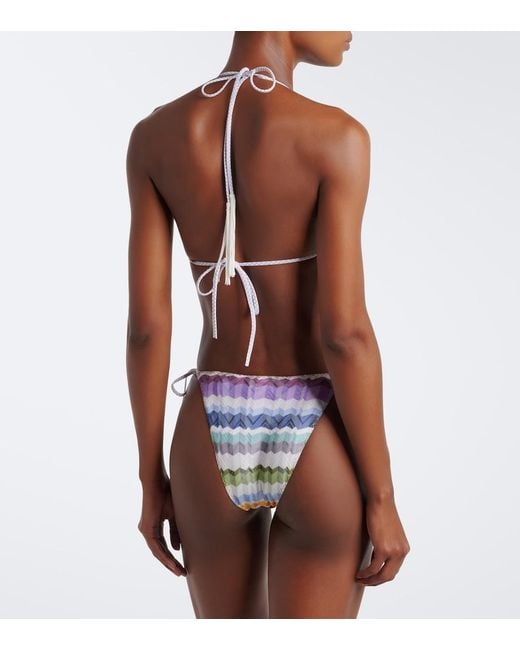Bikini Zigzag Missoni en coloris White