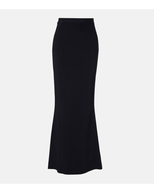 Givenchy Black High-Rise Maxi Skirt