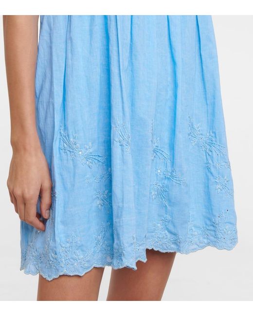 Miniabito Baby Doll di Juliet Dunn in Blue