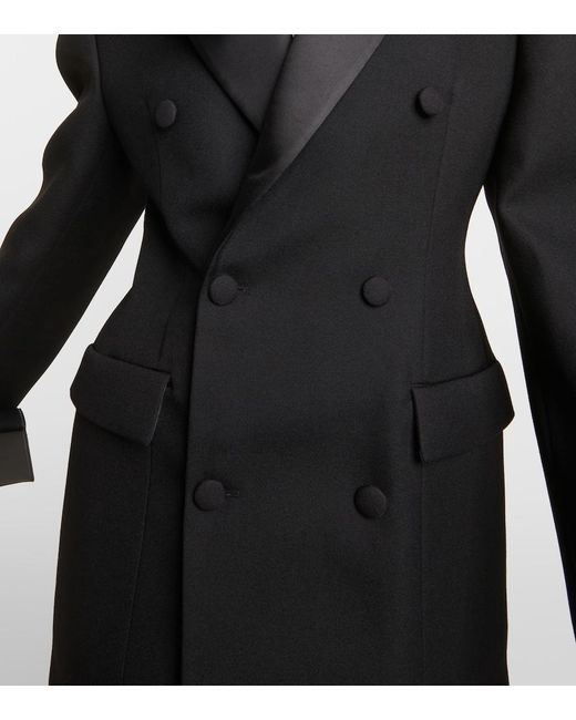 Wardrobe NYC Black Wool Blazer Minidress