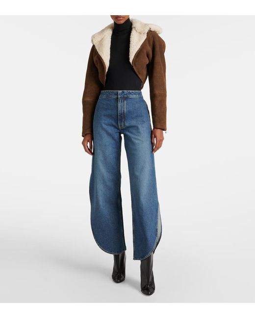 Alaïa Black Ankle Boots 90 Aus Leder