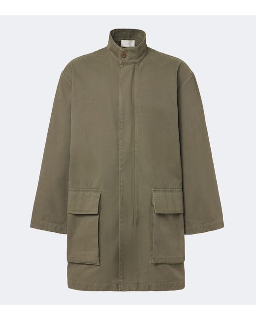 The Row Green Simeau Cotton Car Coat for men