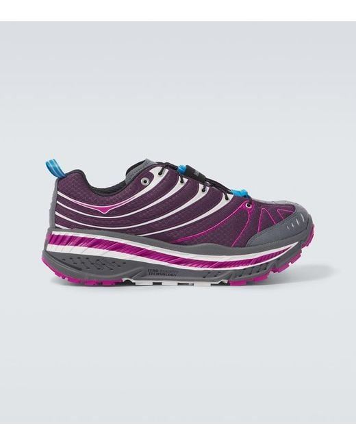 Hoka One One Purple Stinson Evo Og Running Shoes for men