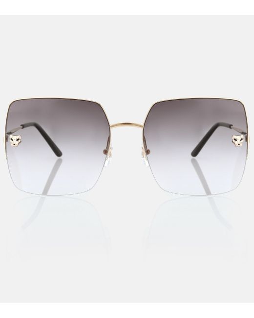 Cartier Gray Panthère De Cartier Sunglasses