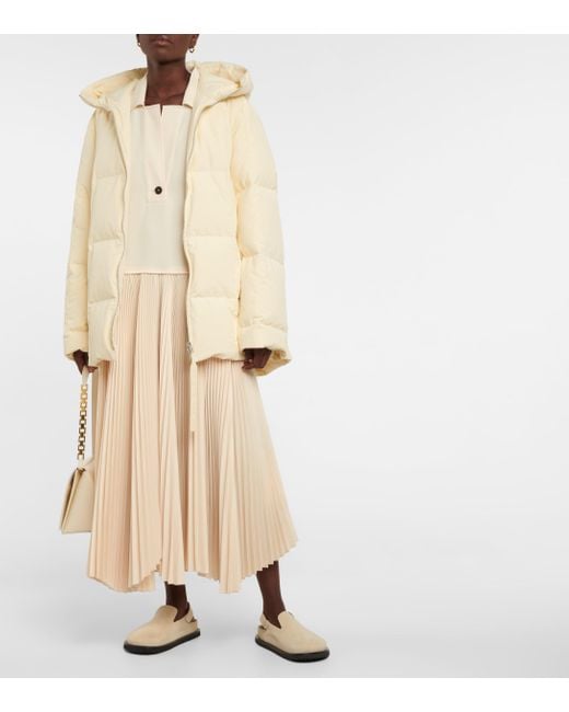Jil Sander X Birkenstock Berlin Suede Slippers in Natural | Lyst