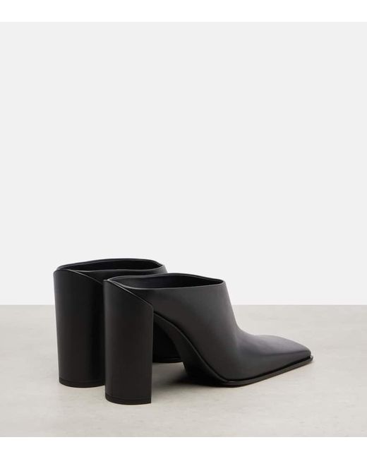 Alaïa Black Mules 90 Aus Leder