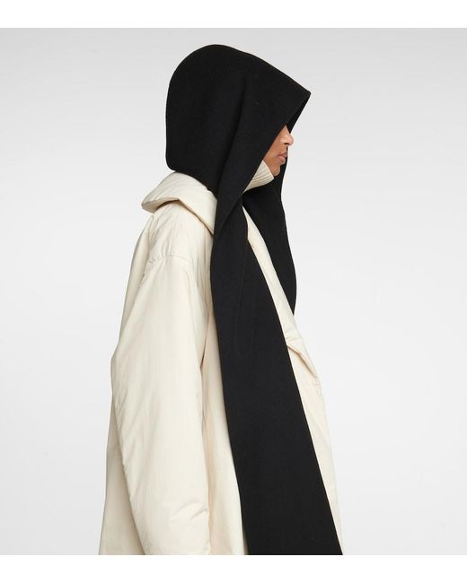The Row Black Dodi Cashmere Scarf