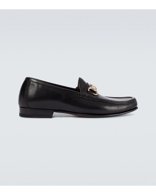 Yuketen Moc Ischia Leather Loafers in Black for Men | Lyst