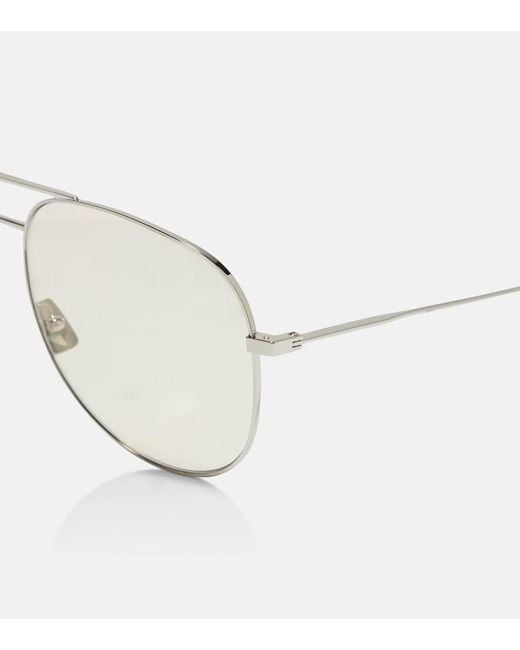 Lunettes De Soleil Classic Aviateur Saint Laurent en coloris Metallic