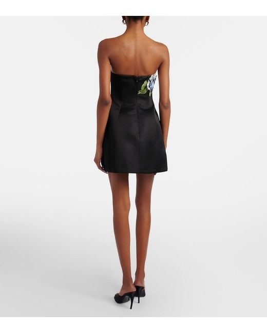LEO LIN Black Verziertes Bustier-Kleid Zaria