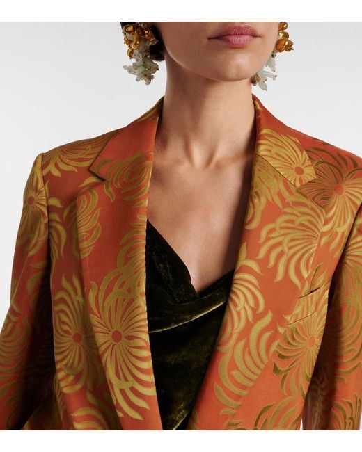 Blazer di Dries Van Noten in Brown