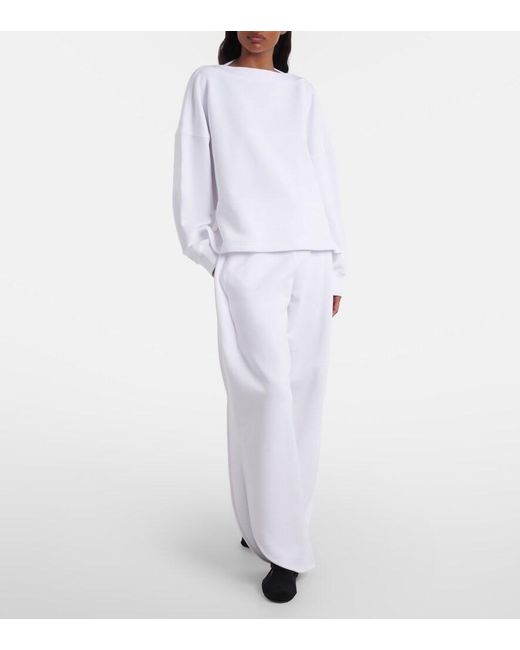 Sudadera De Algodon Alaïa de color White