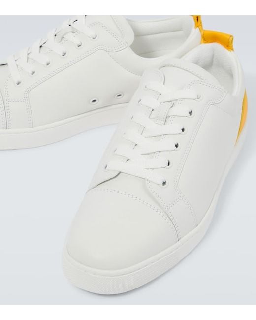 Christian Louboutin Metallic Fun Louis Junior Leather Sneakers for men