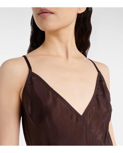 Rick Owens Purple Slipdress Hollywood