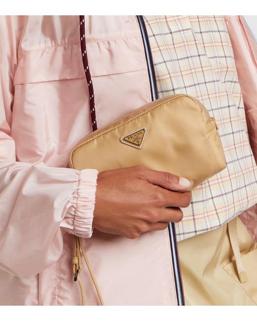Prada Natural Re-Nylon Small Pouch
