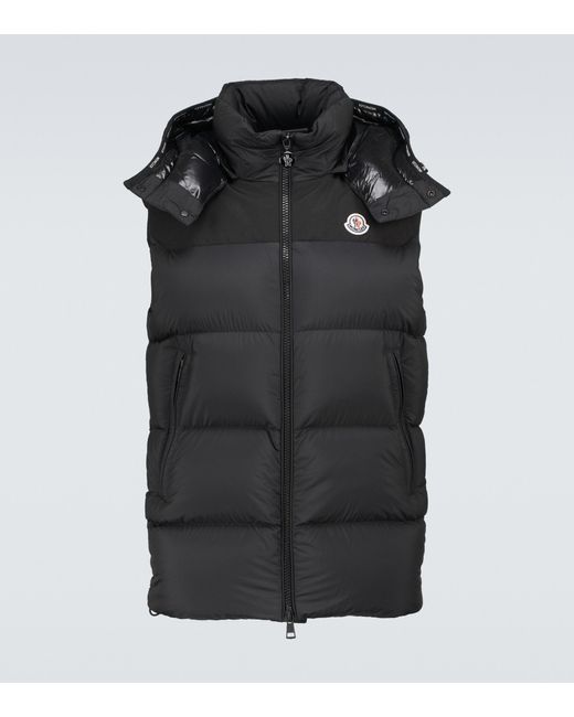 Black Moncler Gilet Mens Discounted Buy 