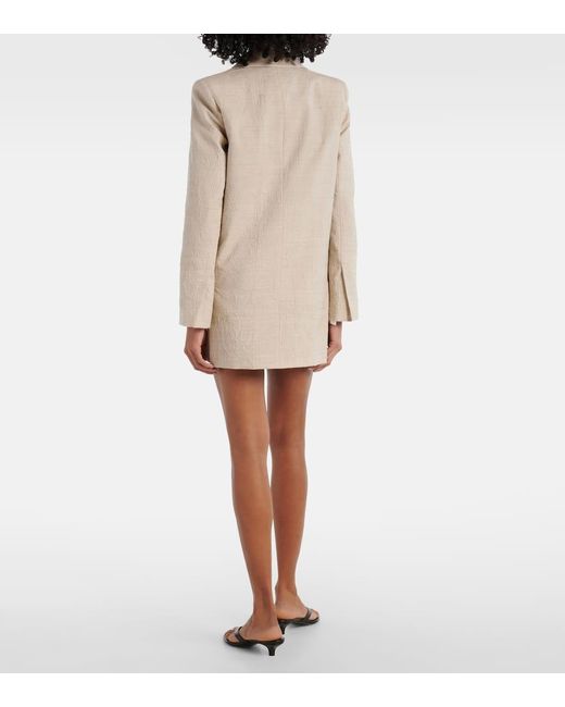 Blazer Monopetto di Max Mara in Natural