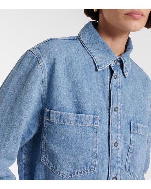 7 For All Mankind Blue Jeanskleid