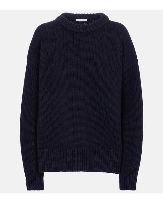 The Row Blue Ophelia Wool And Cashmere Sweater