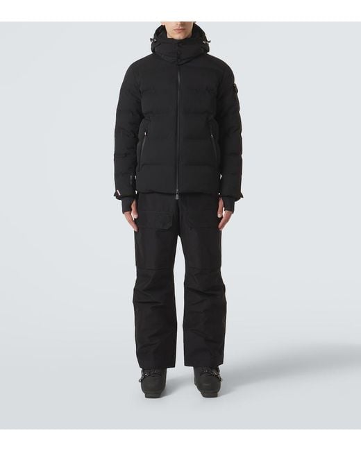 Moncler Black Montgetech Hooded Down Ski Jacket for men