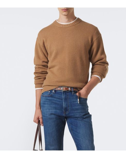 FRAME Brown Cashmere Sweater for men