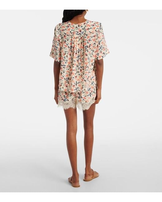 Top Calla di Ulla Johnson in Multicolor