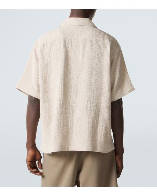 FRAME Natural Cotton-Blend Shirt for men