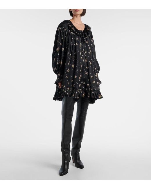 Chloé Black Eve 85 Leather Over-The-Knee Boots