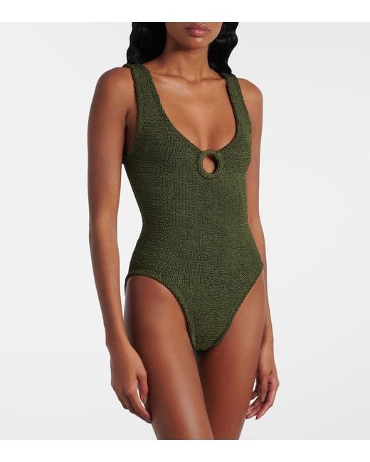 Hunza G Green Celine Swimsuit