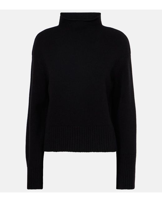 FFORME Black Julie Cropped Wool And Cashmere Sweater