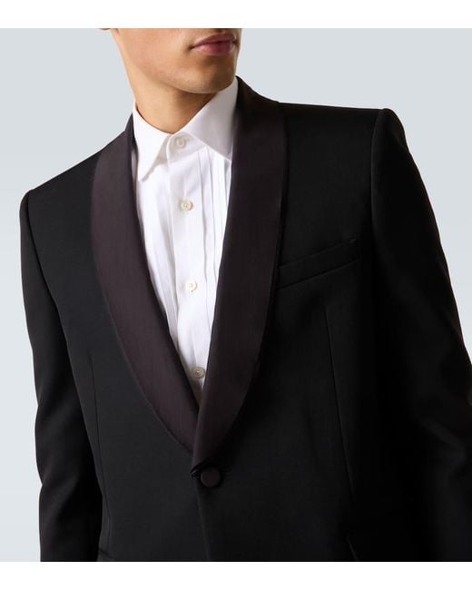 Alexander McQueen Anzugjacke Aus Schurwolle in Black für Herren