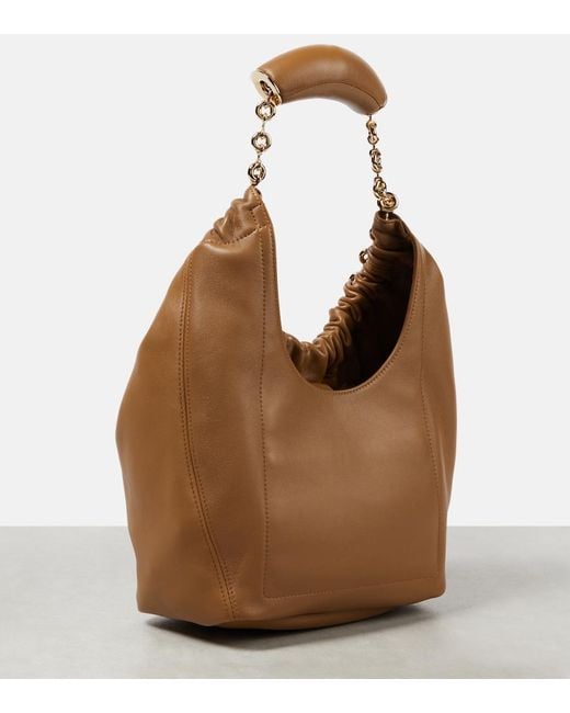 Loewe Brown Squeeze Small Leather Shoulder Bag