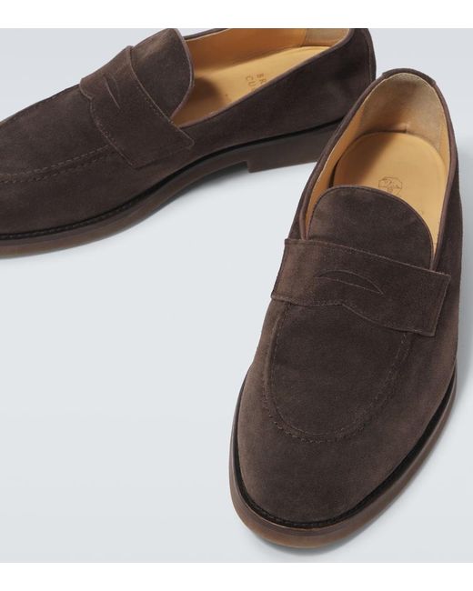 Mocassini di Brunello Cucinelli in Brown da Uomo