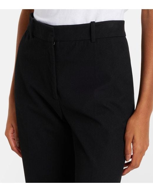 Joseph Black Coleman High-Rise Gabardine Pants