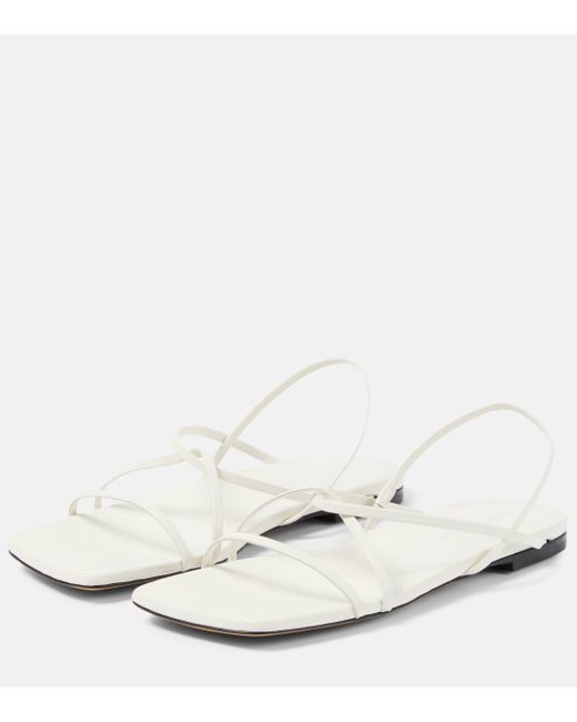 Proenza Schouler White Leather Sandals