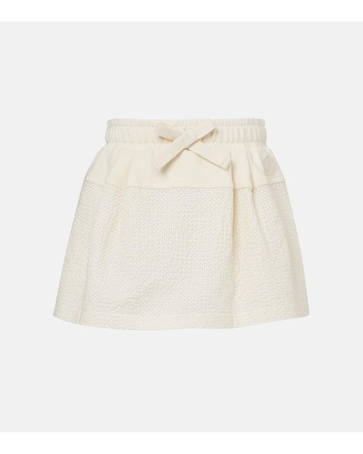 Falda De Tenis De Algodon Moncler de color White