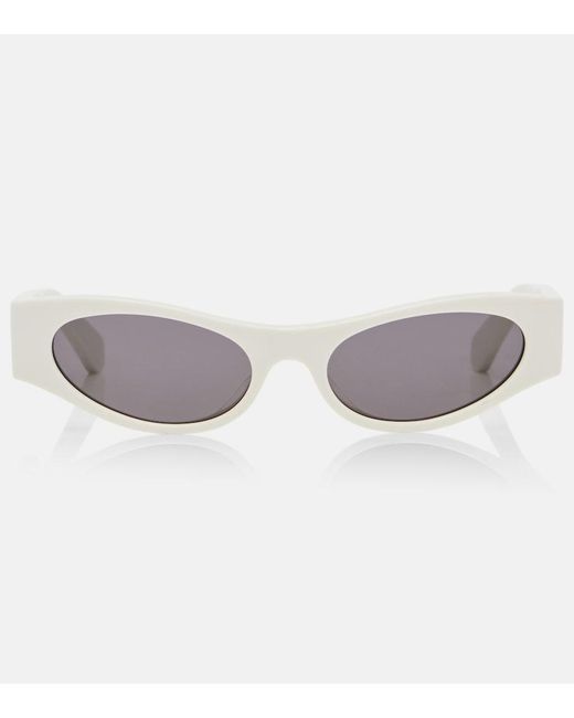 Loewe Gray Signature Cat-Eye Sunglasses