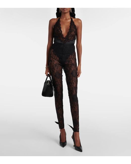 Leggings De Encaje Givenchy de color Black