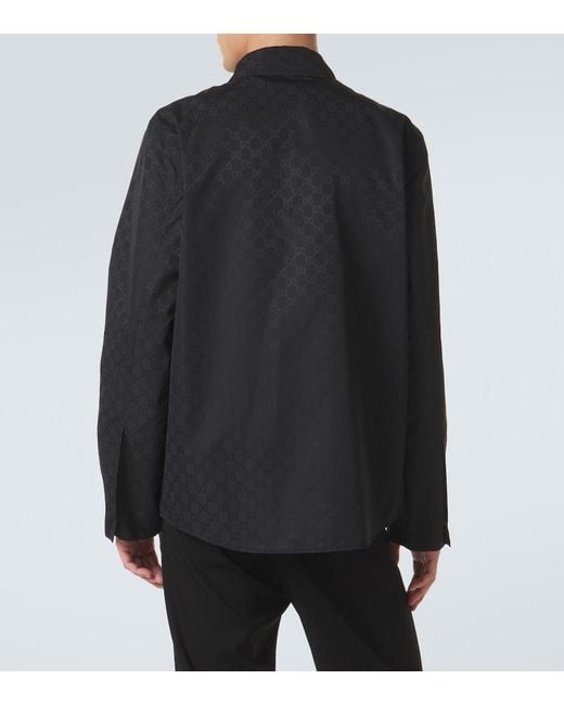 Gucci Blue Gg Shirt for men