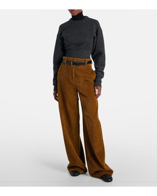 Proenza Schouler Black Randi Wool And Alpaca-Blend Sweater