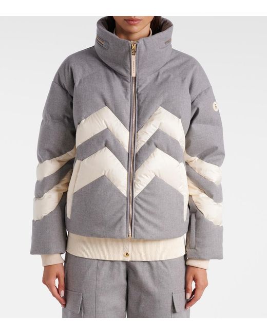 Bogner Gray Valea Down Ski Jacket