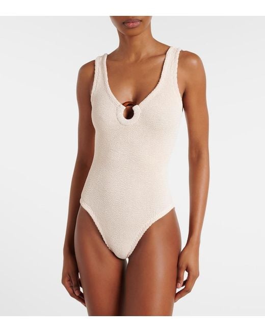 Hunza G White Celine Swimsuit