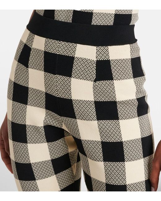 Posse Multicolor Pippa Checked Flared Pants