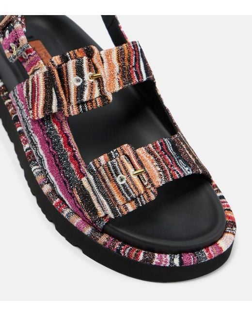 Missoni Black Mia Sandals