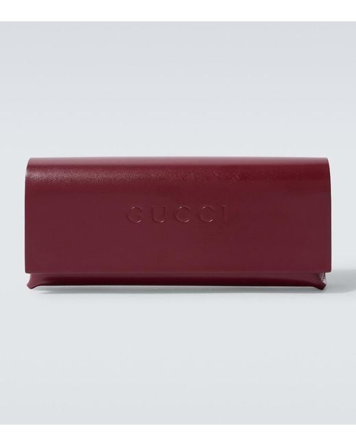 Gucci Brown Gg Oval Sunglasses for men