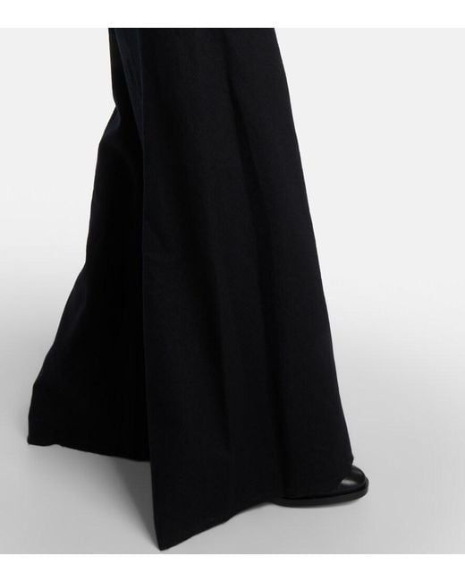 Ann Demeulemeester Black Virgin Wool Maxi Skirt