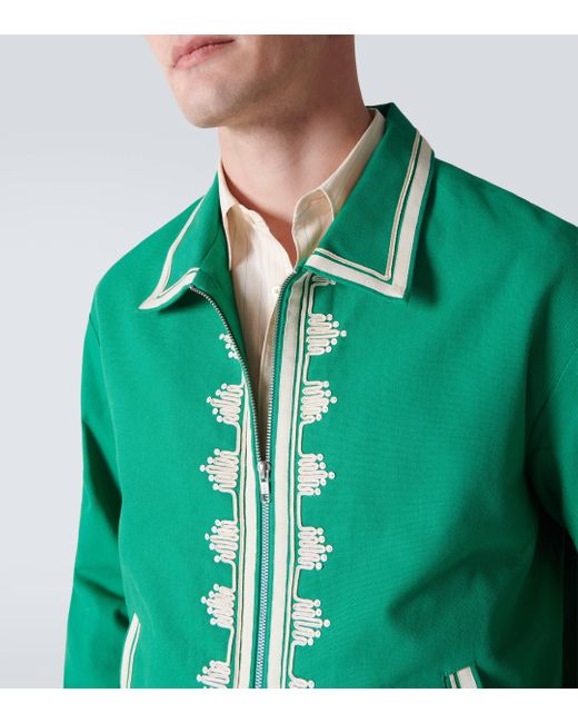 Veste Ripple brodee en coton Bode pour homme en coloris Green