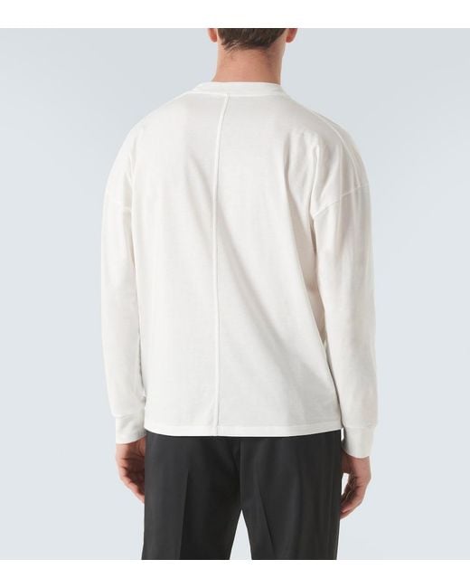The Row White Drago Cotton Sweatshirt for men