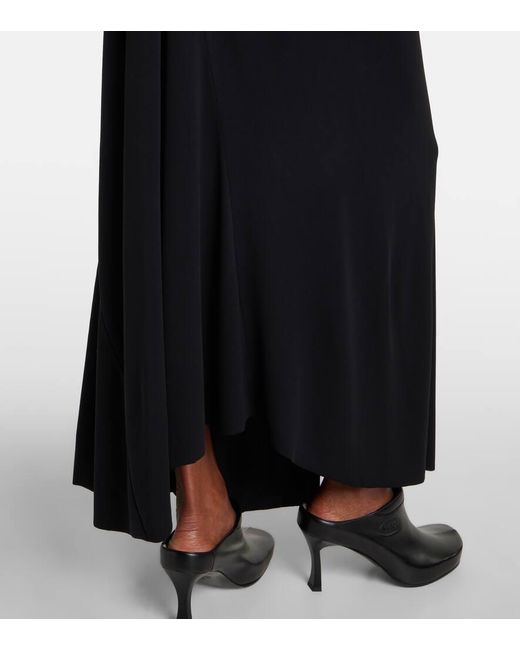 Balenciaga Black Maxikleid